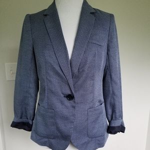 Like new blue patterned blazer The Limited XS